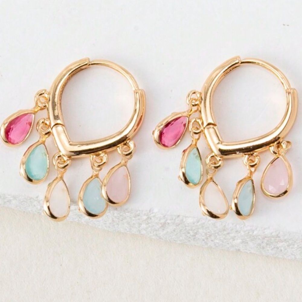 Bohemian hoop earrings N639